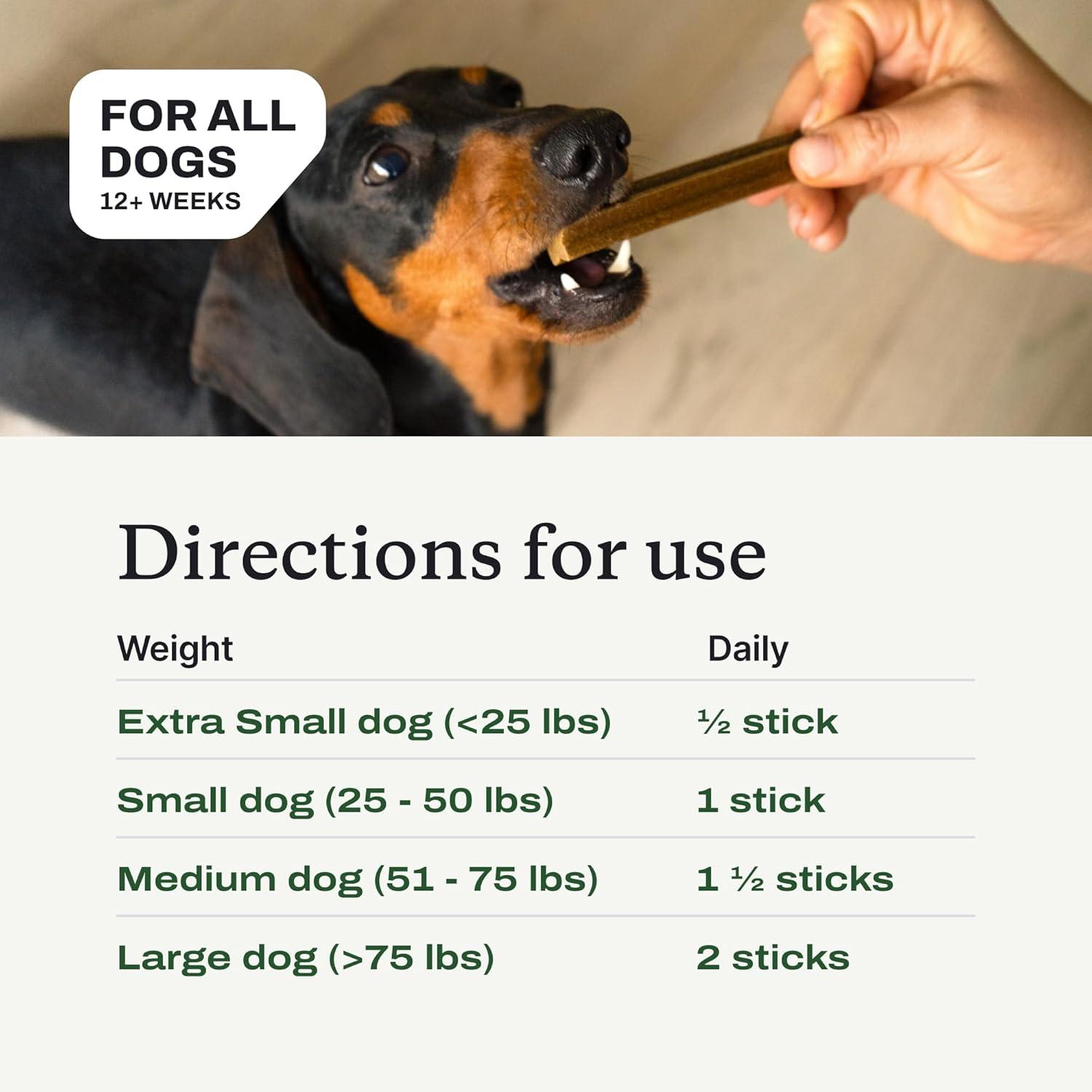 image:imagePetLab Co Dental Sticks Dog Dental Chews Target Plaque amp Tartar BuildUp at The Source Designed to Maintain Your Dogs Oral Health Keep Breath Fresh and Provide Digestive Help 24 SticksPrebiotic