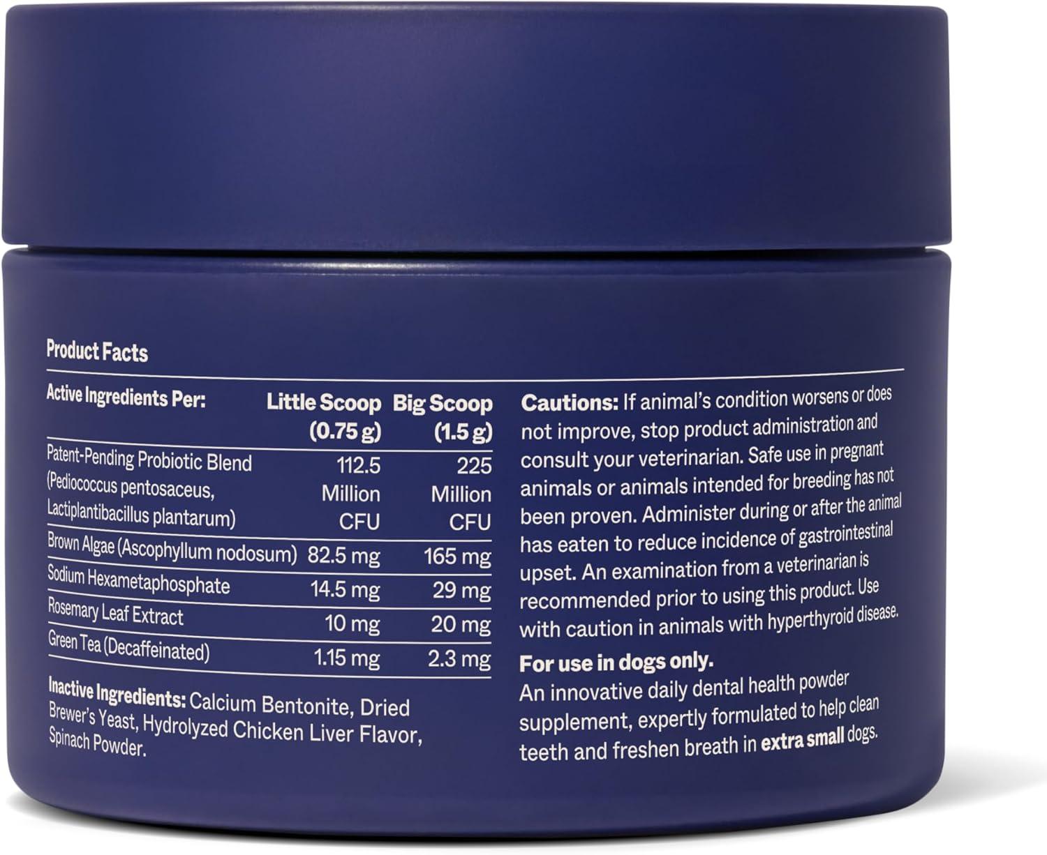 image:imagePetLab Co ProBright Advanced Dental Powder Dog Breath Freshener Teeth Cleaning Made Easy Targets Tartar amp Bad Breath Packaging May Vary Formulated for Small DogsExtra Small Dogs