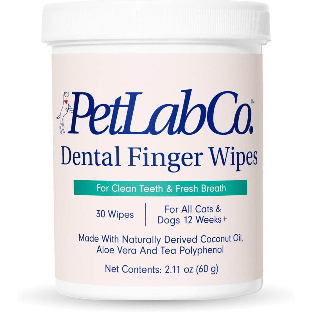 image:imagePetLab Co Dental Finger Wipes Easy to Use Dog amp Cat Teeth Cleaner Freshens Breath amp Provides A Thorough Clean Supports Overall Oral Hygiene Alcohol amp Fragrance Free Packaging May Vary