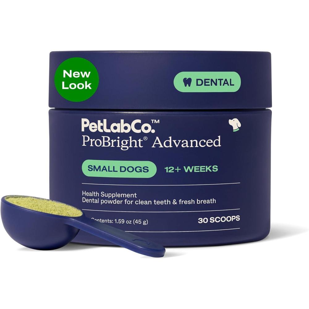 image:imagePetLab Co ProBright Advanced Dental Powder Dog Breath Freshener Teeth Cleaning Made Easy Targets Tartar amp Bad Breath Packaging May Vary Formulated for Small DogsSmall Dogs