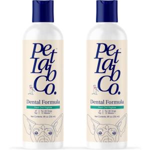 PetLab Co. Cat and Dog Dental Formula, Keep Dog Breath Fresh and Teeth Clean, Supports Gum Health – Water Additive Dental Care Targets Tartar – Packaging May Vary(16 Fl Oz (Pack of 1))