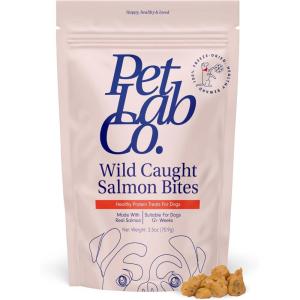 Petlab Co. Wild Caught Salmon Freeze-Dried Dog Treats, Support Overall Skin Health with Healthy Dog Treats, Packed with Beneficial Fatty Acids, Vitamins, & Minerals – Packaging May Vary(Wild Caught Salmon)