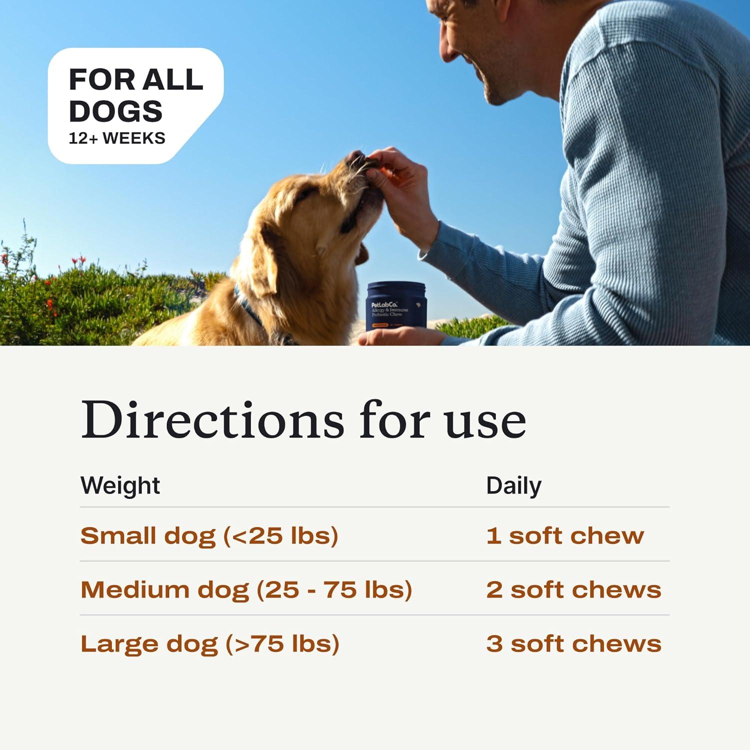image:imagePetLab Co Seasonal Allergy Support amp Dental Care in One Routine Allergy amp Immune Chews ProBright Dental Powder for Total Wellness Inside amp Out Medium Sized Dogs