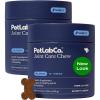 Petlab Co. Joint Care Chews for Dogs – High Levels of Glucosamine, Green Lipped Mussels, Omega 3 and Turmeric – Hip and Joint Supplement for Dogs to Actively Support Mobility, Packaging May Vary(Pork)