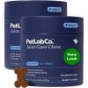 Petlab Co. Joint Care Chews for Dogs – High Levels of Glucosamine, Green Lipped Mussels, Omega 3 and Turmeric – Hip and Joint Supplement for Dogs to Actively Support Mobility, Packaging May Vary(Salmon)