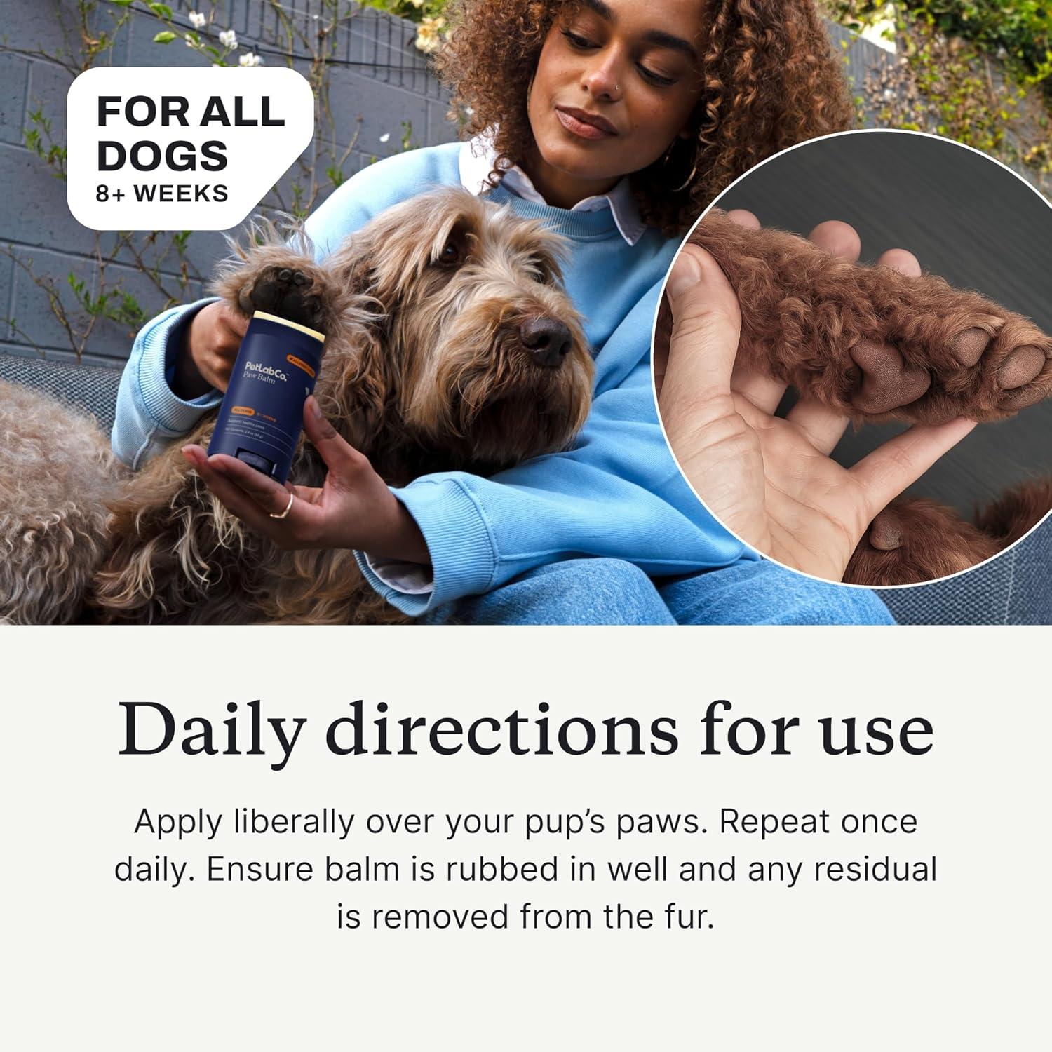 image:imagePetLab Co Paw amp Probiotic Bundle Dog Paw Balm to Support Dry Cracked Paws 24 Ounces amp Dog Probiotics for Gut Health Seasonal Allergies Skin amp Ear Yeast 30 Count