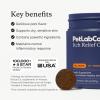 PetLab Co. Itch Relief Chews – Support for Dry, Occasionally Itchy Skin & Coats – Formulated with Turmeric, Omega 3 & 6, Honey – Packaging May Vary(Pork)