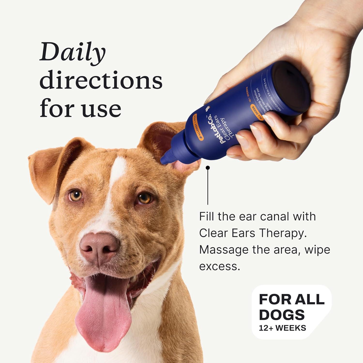 image:imagePetLab Co Itch amp Ear Bundle Dog Itch Relief Helps Support Dry Itchy Skin Daily 30 Count amp Support Ear Hygiene amp Health with Our Dog Ear Wash Formulated to Moisturize and Cleanse Ears 4 Ounces